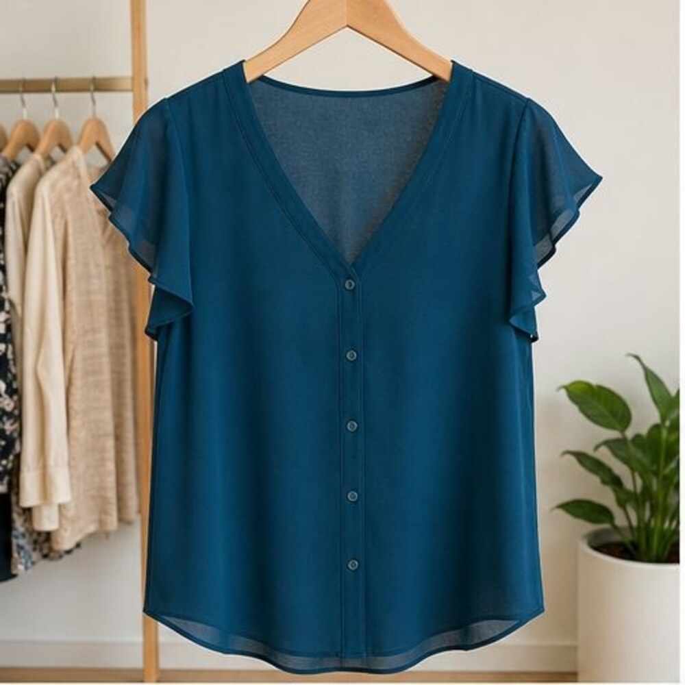 Teal Tunic Blouse
